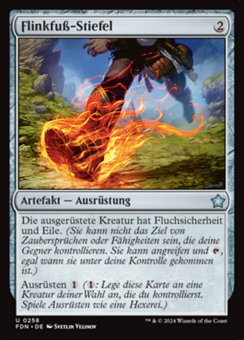 Flinkfuß-Stiefel FDN-258 Uncommon Near Mint Deutsch