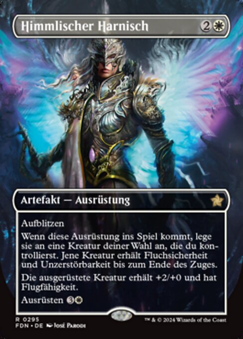 Himmlischer Harnisch (V.1) XFDN-295 Rare Excellent Deutsch