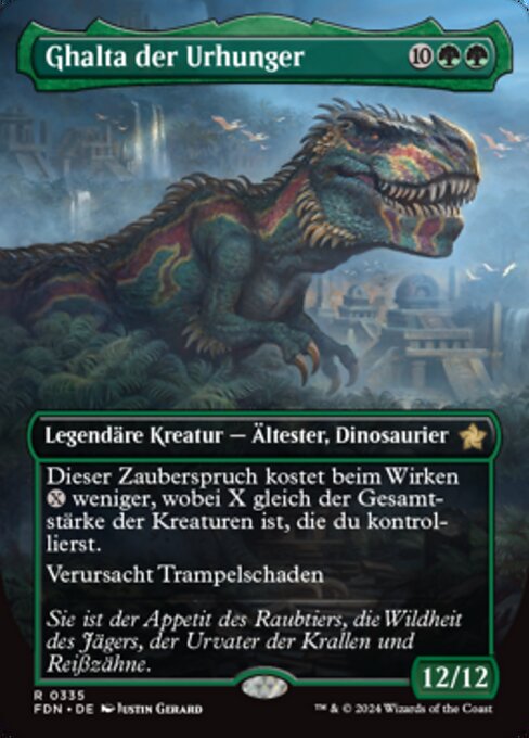 Ghalta der Urhunger (V.1) XFDN-335 Rare Near Mint Deutsch