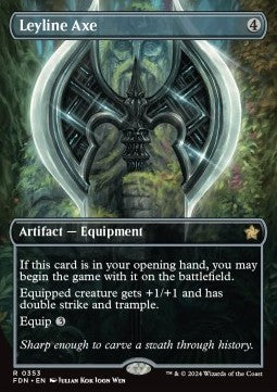 Leyline Axe XFDN-353 Rare Near Mint Englisch Foil
