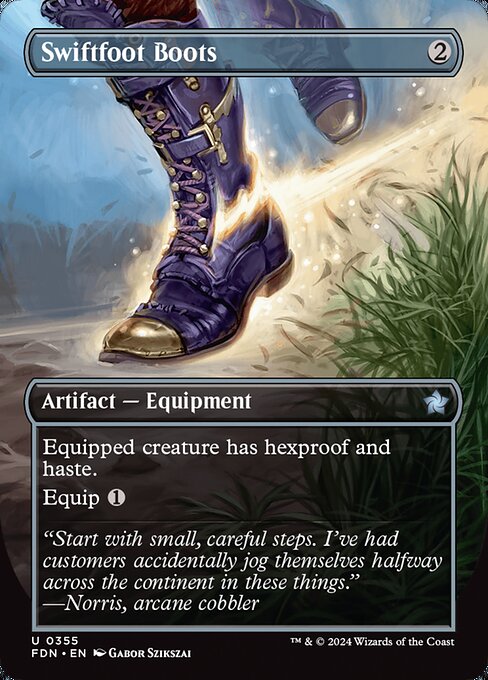 Swiftfoot Boots XFDN-355 Uncommon Near Mint Englisch Foil