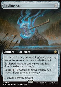 Leyline Axe XFDN-485 Rare Near Mint Englisch Foil