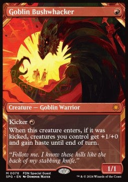 Goblin Bushwhacker SPG-78 Mythic Near Mint Englisch Foil