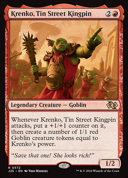 Krenko, Tin Street Kingpin J25-572 Rare Excellent Englisch