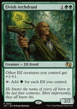 Elfischer Erzdruide J25-655 Rare Near Mint Deutsch