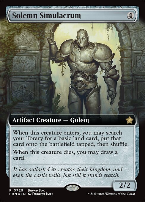 Solemn Simulacrum BABP-729 Rare Near Mint Englisch Foil