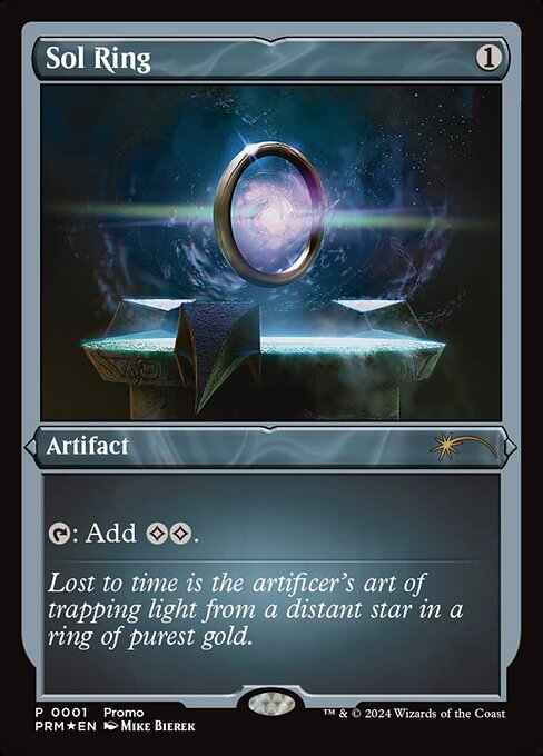 Sol Ring PFDN-1 Rare Near Mint Englisch Foil