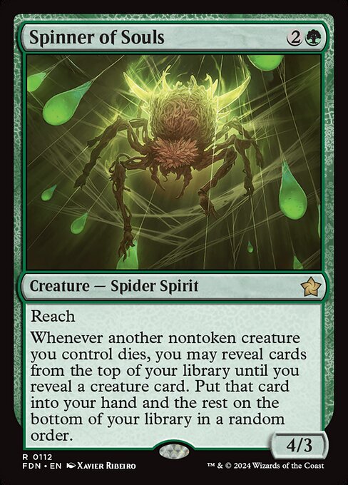 Spinner of Souls FDN-112 Rare Near Mint Englisch Foil