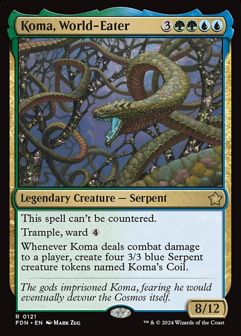 Koma, World-Eater FDN-121 Rare Near Mint Englisch