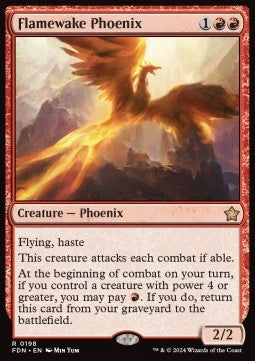Flamewake Phoenix FDN-198 Rare Near Mint Englisch Foil