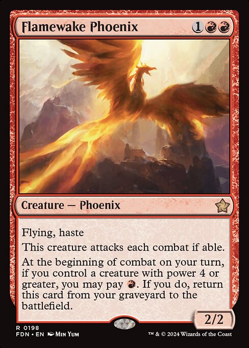 Flamewake Phoenix FDN-198 Rare Near Mint Englisch