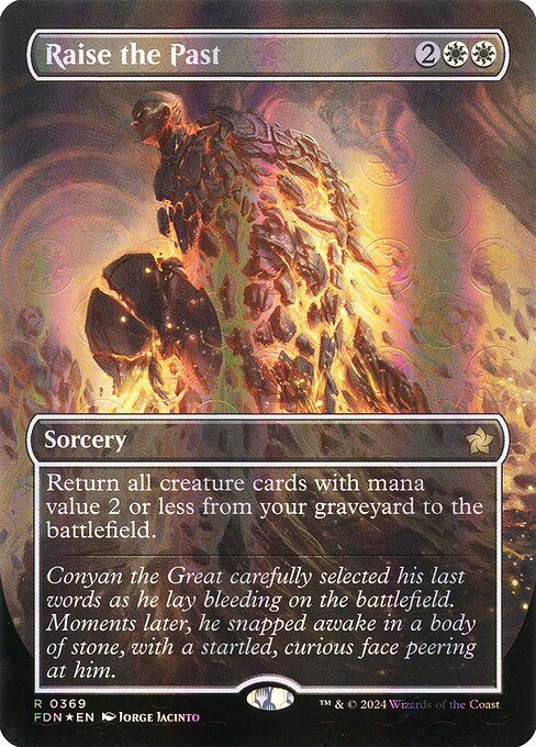 Raise the Past XFDN-369 Rare Excellent Englisch Foil