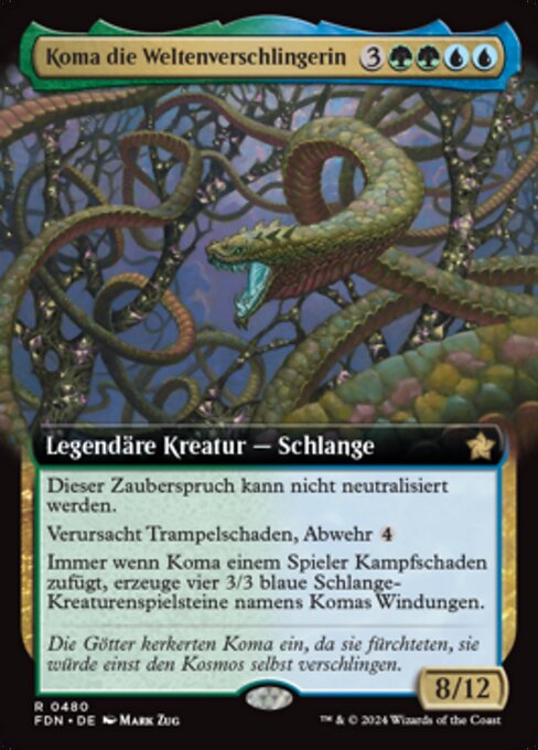 Koma die Weltenverschlingerin (V.3) XFDN-480 Rare Near Mint Deutsch