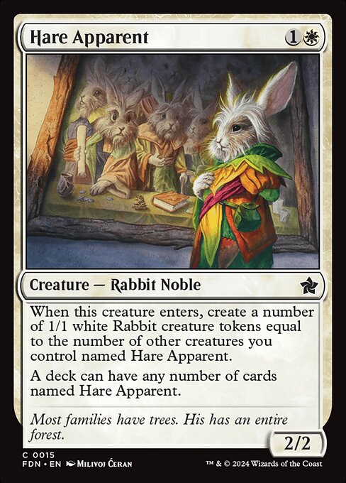Hare Apparent FDN-15 Common Near Mint Englisch