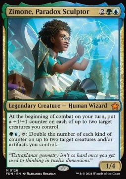Zimone, Paradox Sculptor FDN-126 Mythic Near Mint Englisch