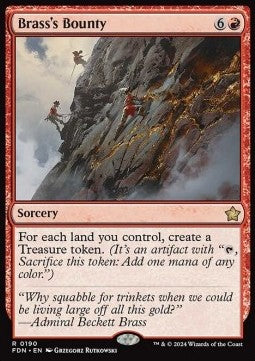 Brass's Bounty FDN-190 Rare Near Mint Englisch Foil