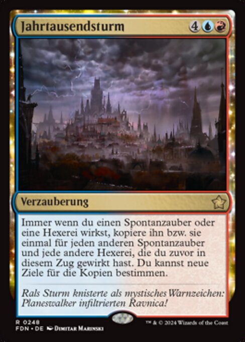 Jahrtausendsturm FDN-248 Rare Near Mint Deutsch Foil