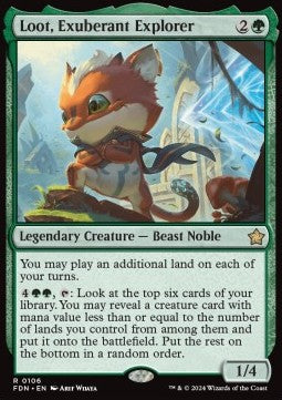 Loot, quirliger Entdecker FDN-106 Rare Excellent Deutsch Foil
