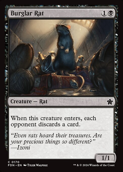 Burglar Rat FDN-170 Common Near Mint Englisch