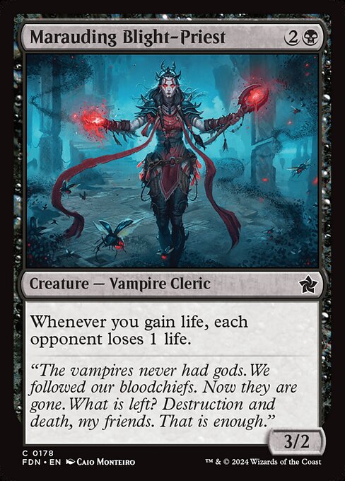 Marauding Blight-Priest FDN-178 Common Near Mint Englisch Foil
