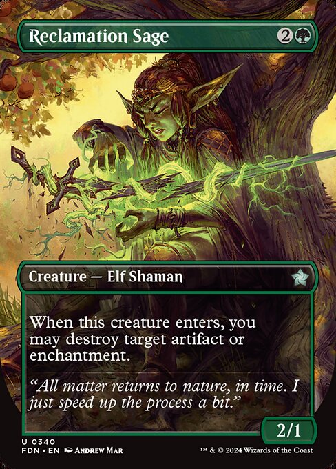 Reclamation Sage XFDN-340 Uncommon Near Mint Englisch Foil