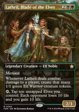 Lathril, Blade of the Elves XFDN-349 Rare Near Mint Englisch