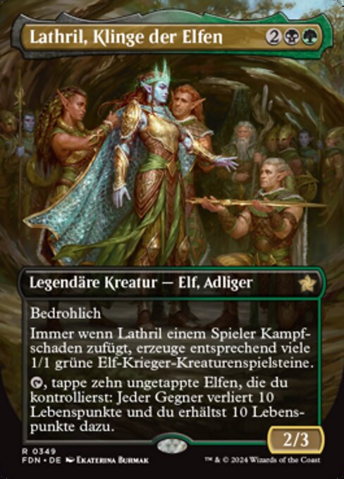 Lathril, Klinge der Elfen (V.1) XFDN-349 Rare Near Mint Deutsch