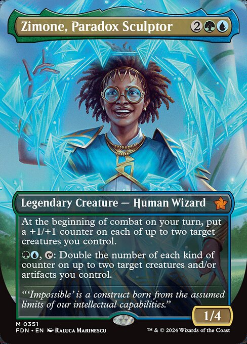 Zimone, Paradox Sculptor XFDN-351 Mythic Near Mint Englisch