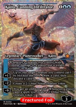 Kaito, Cunning Infiltrator XFDN-434 Mythic Near Mint Japanisch Foil