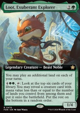 Loot, Exuberant Explorer XFDN-470 Rare Near Mint Englisch Foil