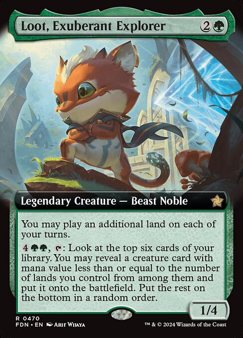 Loot, Exuberant Explorer XFDN-470 Rare Excellent Englisch Foil
