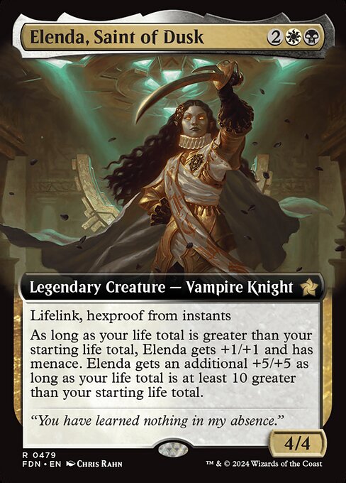 Elenda, Saint of Dusk XFDN-479 Rare Near Mint Englisch