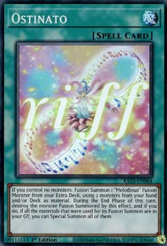 Ostinato RA03-064 Super Rare Near Mint Englisch 1. Auflage