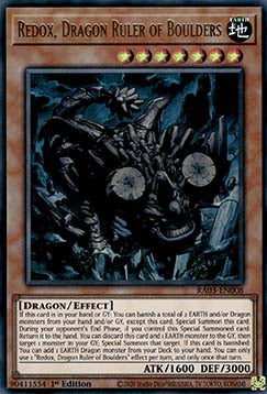 Redox, Dragon Ruler of Boulders RA03-008 Ultra Rare Excellent Englisch 1. Auflage