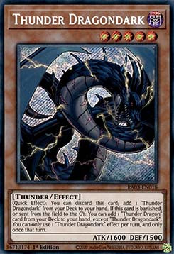 Thunder Dragondark RA03-018 Secret Rare Near Mint Englisch 1. Auflage