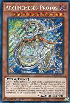 Oberster Todfeind Protos (V.3) RA03-023 Secret Rare Near Mint Deutsch 1. Auflage