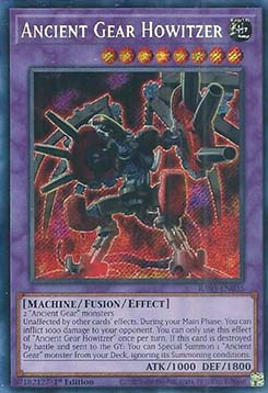 Ancient Gear Howitzer RA03-035 Secret Rare Near Mint Englisch 1. Auflage