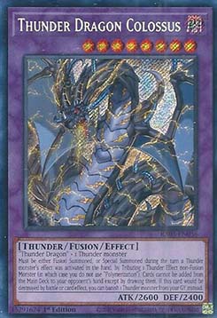 Donnerdrachen-Koloss (V.3) RA03-036 Secret Rare Light Played Deutsch 1. Auflage