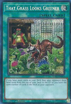 Nachbars Gras ist grüner (V.3) RA03-063 Secret Rare Near Mint Deutsch 1. Auflage