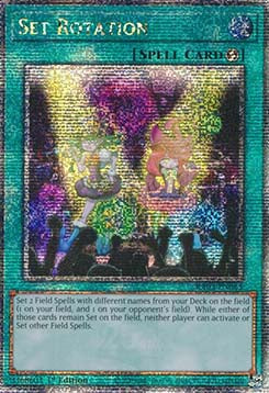 Set Rotation (V.5) RA03-EN065 Quarter Century Secret Rare Near Mint Englisch 1. Auflage