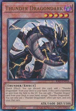 Donnerdrachen-Finsternis (V.7) RA03-018 Ultimate Rare Near Mint Deutsch 1. Auflage