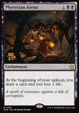Phyrexian Arena PFDN-180 Rare Near Mint Englisch Foil