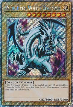 Blauäugiger w. Drache (V.1) RA03-079 Platinum Secret Rare Near Mint Deutsch 1. Auflage