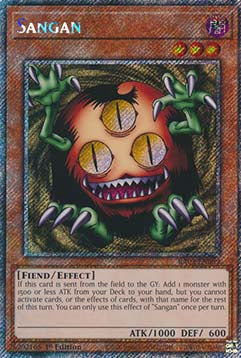 Sangan (V.1) RA03-089 Platinum Secret Rare Near Mint Deutsch 1. Auflage