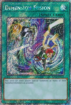 Dimensionsfusion (V.1) RA03-136 Platinum Secret Rare Near Mint Deutsch 1. Auflage