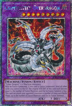 Chimeratech-Überdrache (V.1) RA03-166 Platinum Secret Rare Near Mint Deutsch 1. Auflage