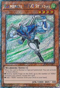 Elementar-HELD Stratos (V.1) RA03-177 Platinum Secret Rare Near Mint Deutsch 1. Auflage