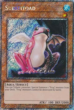 Ersatzkröte (V.1) RA03-197 Platinum Secret Rare Near Mint Deutsch 1. Auflage