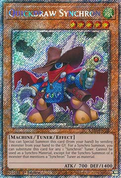 Schnellziehsynchron (V.1) RA03-228 Platinum Secret Rare Near Mint Deutsch 1. Auflage