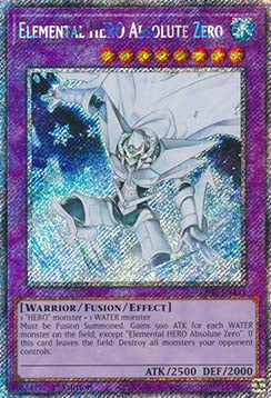 Elemental HERO Absolute Zero RA03-231 Platinum Secret Rare Near Mint Englisch 1. Auflage